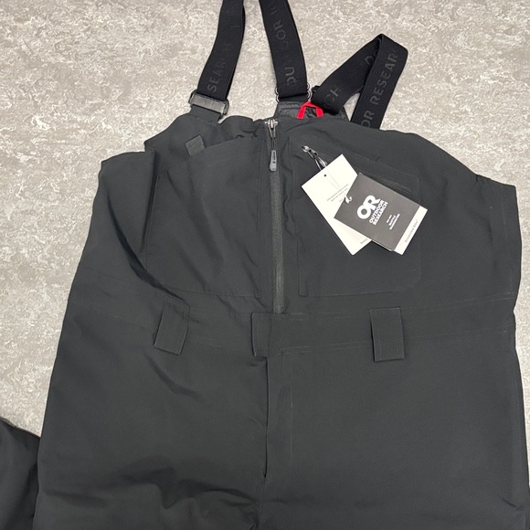 Outdoor Research Men’s Snowcrew bib black XL NWT - Picture 4 of 8